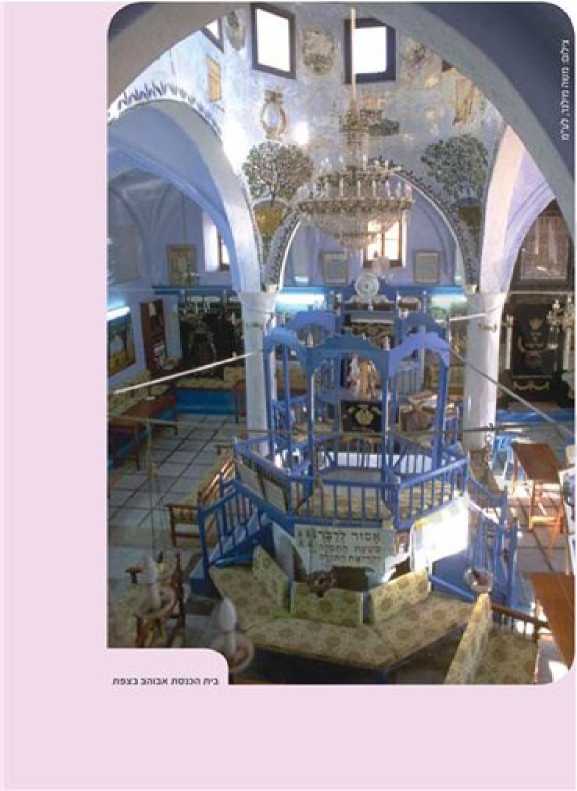 (בספר תמונה של בית הכנסת אבוהב בצפת)